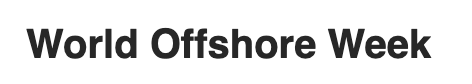 World Offshore Week